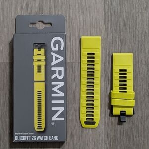 Garmin Bright Yellow QuickFit Watch Band - Preloved